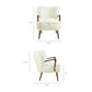 Zerra Faux Shearling Accent Armchair by Modway
