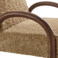 Lunet Faux Shearling Accent Armchair by Modway