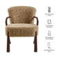 Lunet Faux Shearling Accent Armchair by Modway