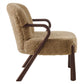 Arden Faux Shearling Accent Armchair by Modway