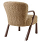 Arden Faux Shearling Accent Armchair by Modway