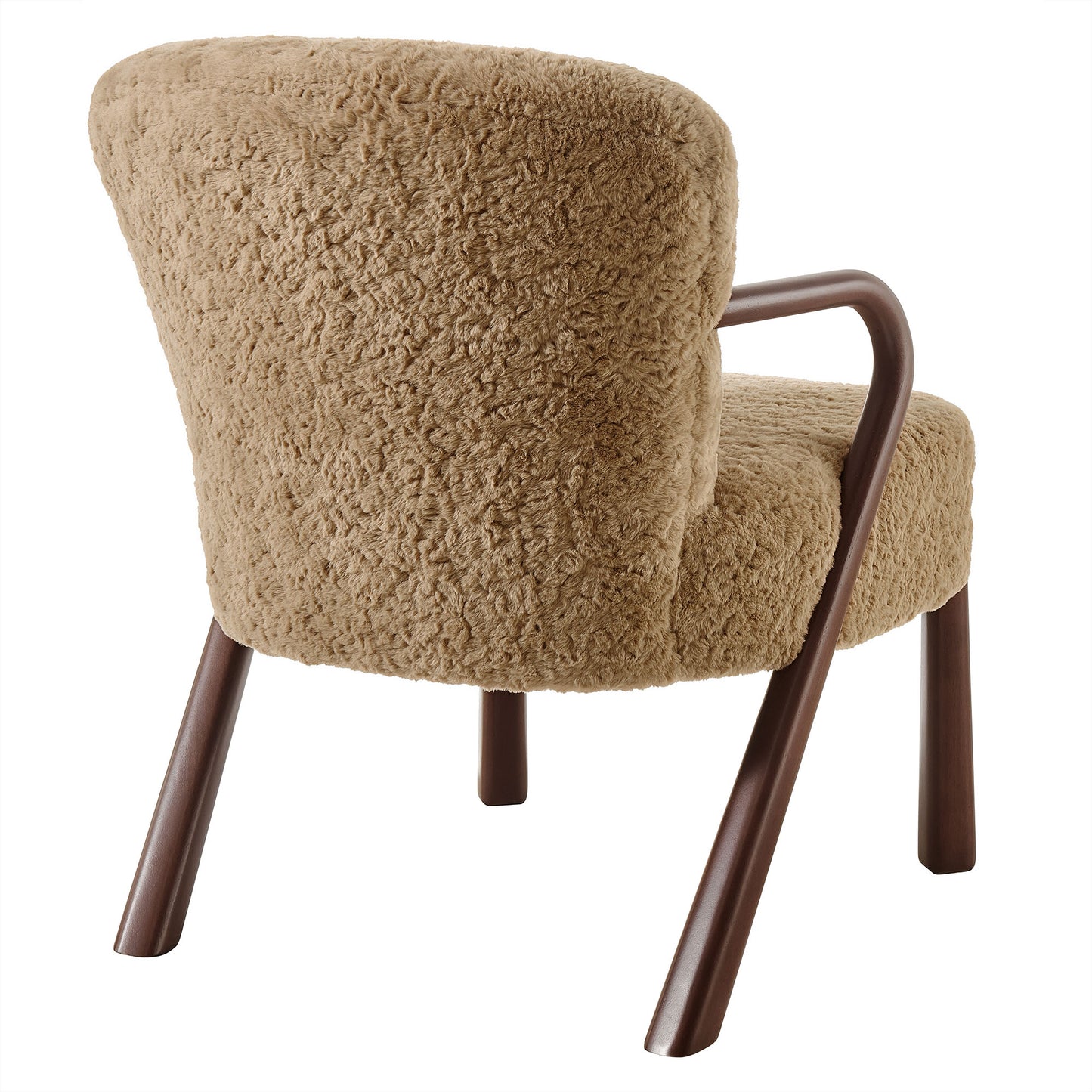 Arden Faux Shearling Accent Armchair by Modway