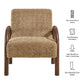 Arden Faux Shearling Accent Armchair by Modway
