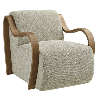Atrium Lattice Boucle Accent Armchair by Modway