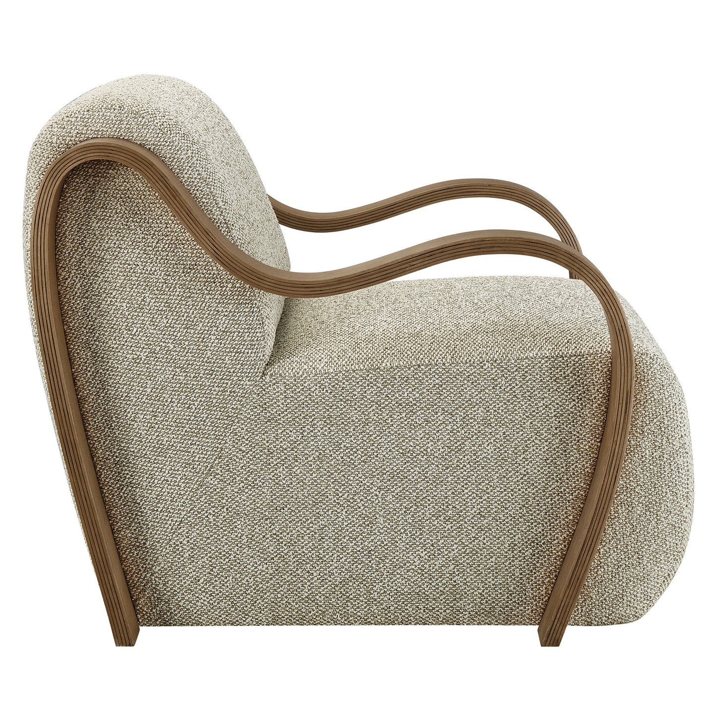 Atrium Lattice Boucle Accent Armchair by Modway