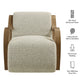 Atrium Lattice Boucle Accent Armchair by Modway