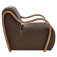 Atrium Vegan Leather Accent Armchair by Modway