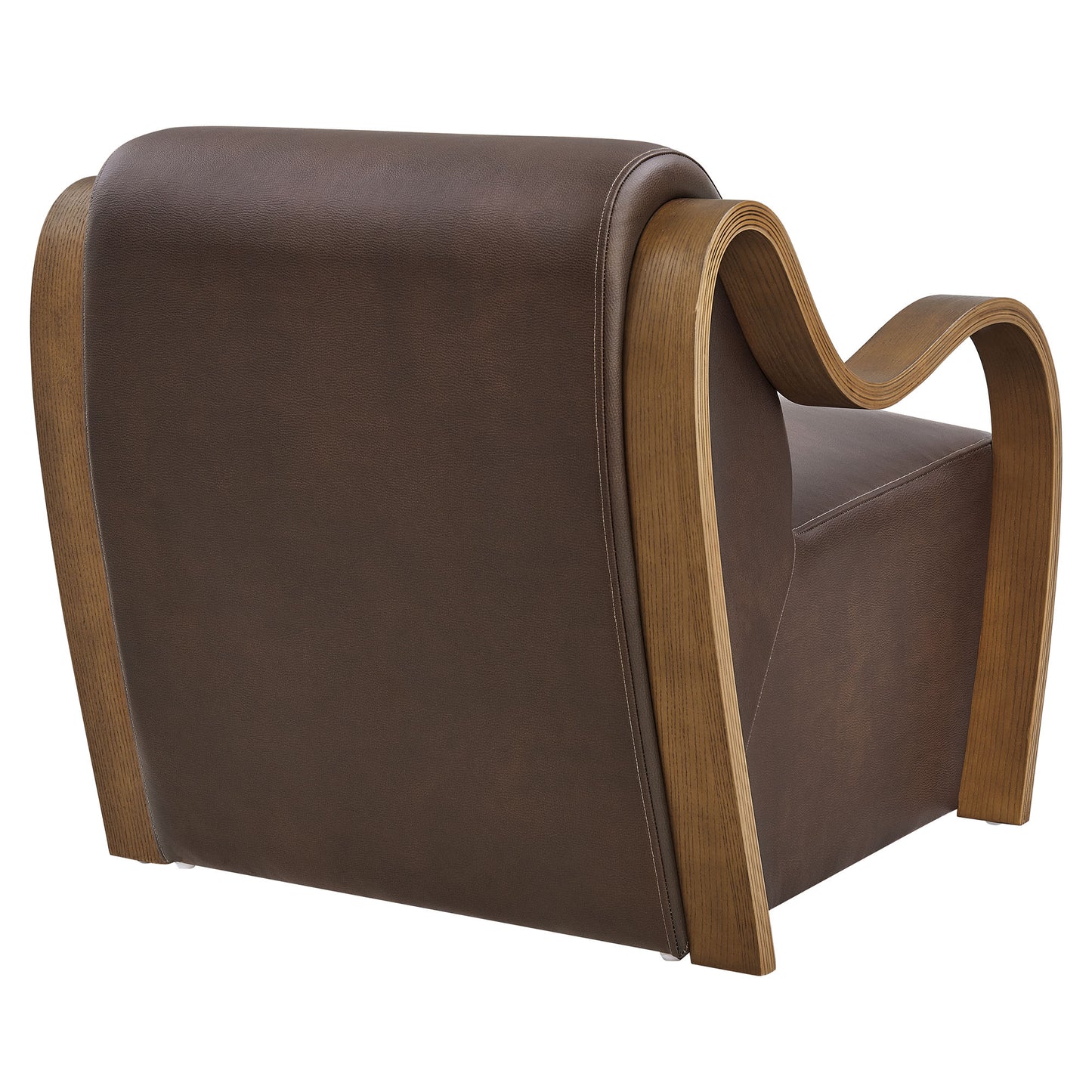 Atrium Vegan Leather Accent Armchair by Modway