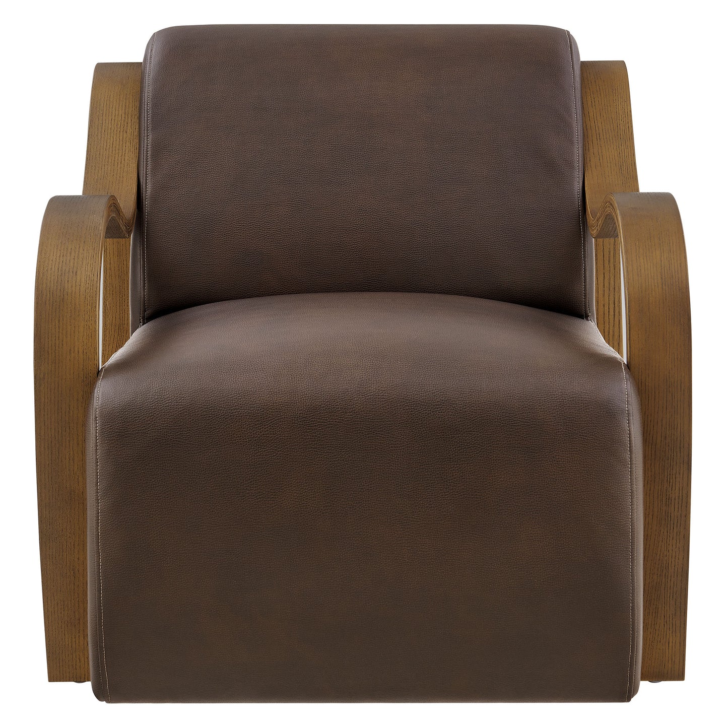 Atrium Vegan Leather Accent Armchair by Modway