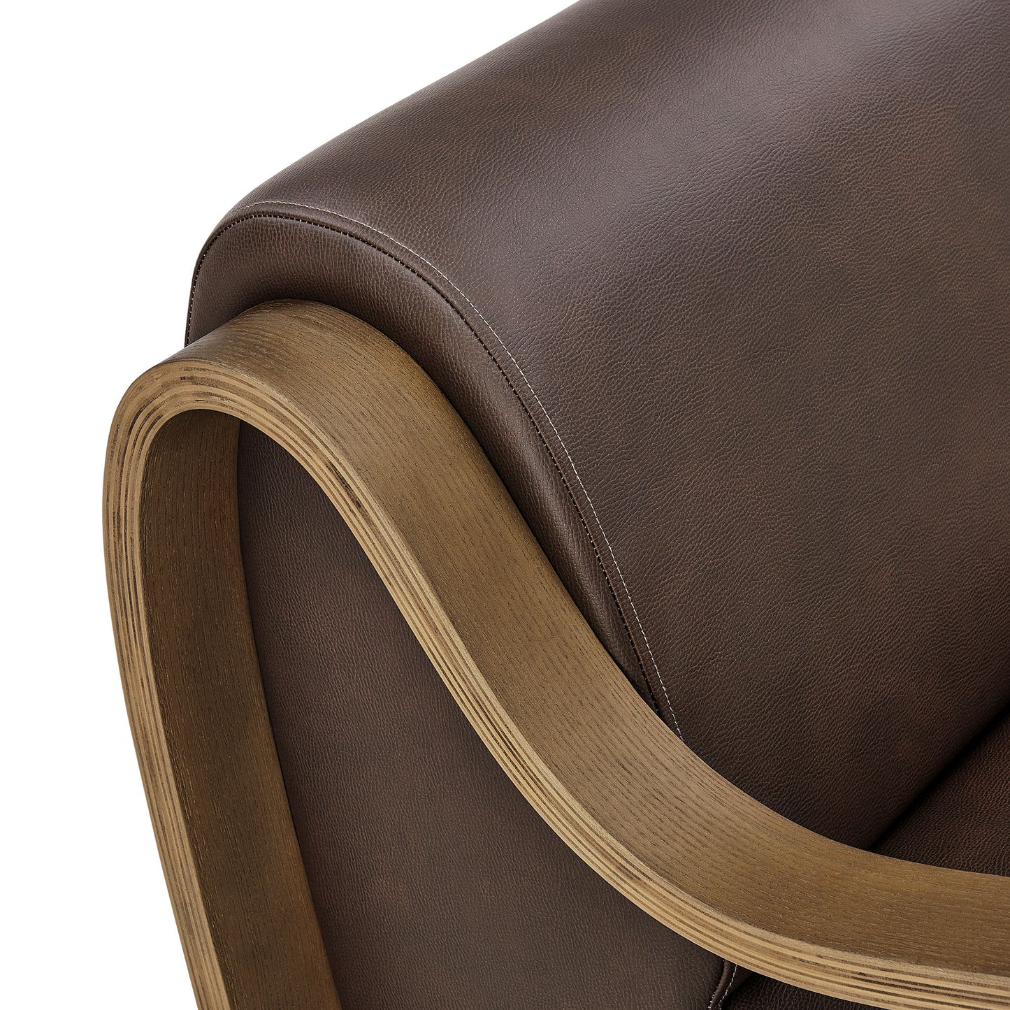 Atrium Vegan Leather Accent Armchair by Modway