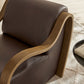 Atrium Vegan Leather Accent Armchair by Modway
