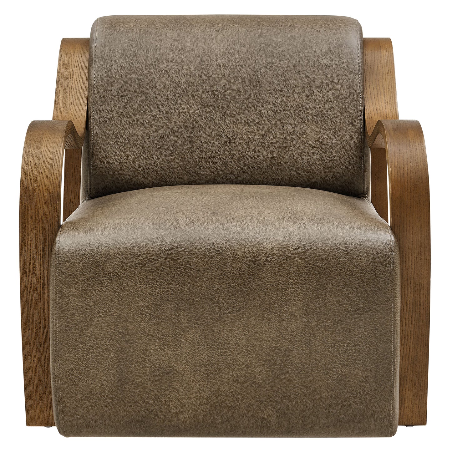 Atrium Vegan Leather Accent Armchair by Modway