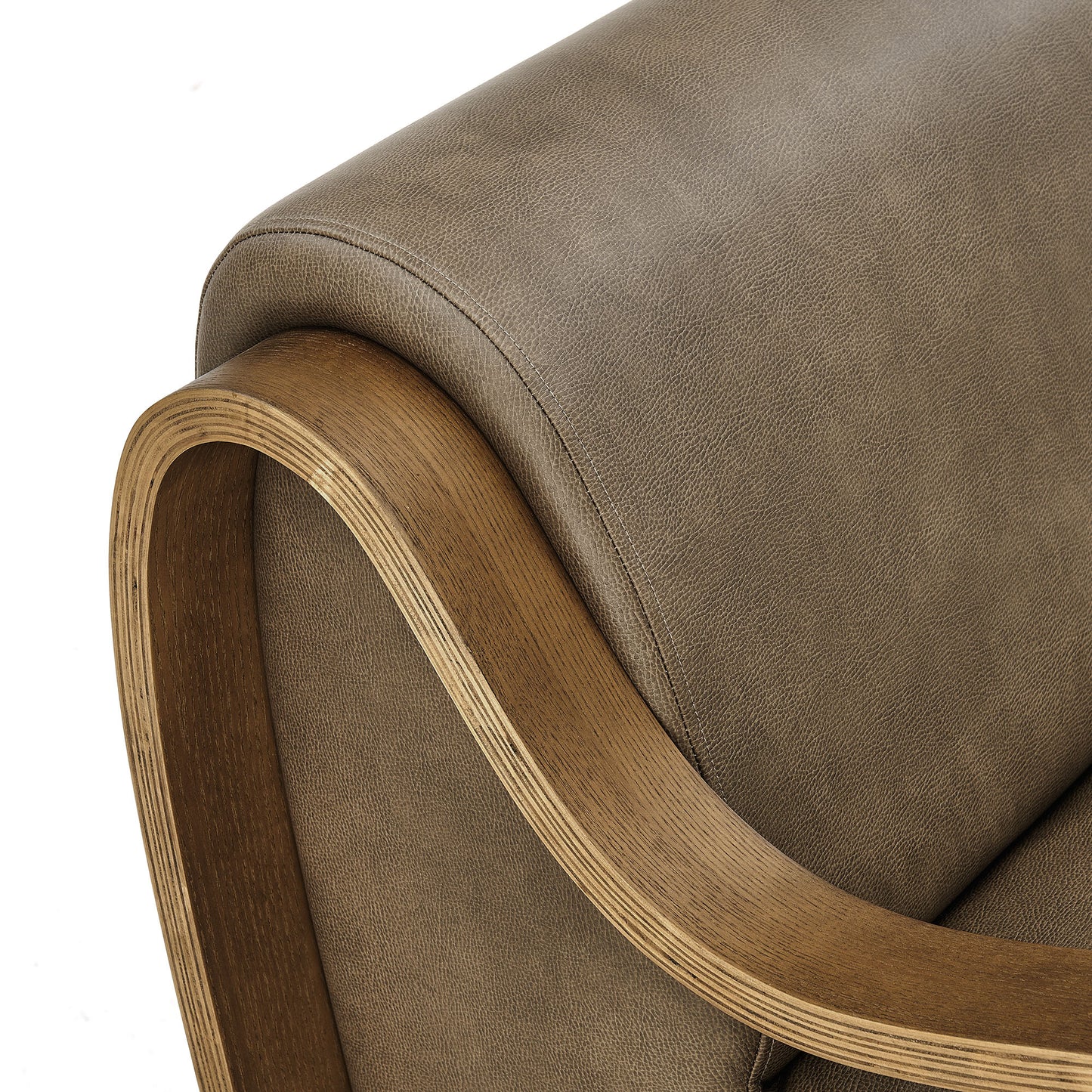 Atrium Vegan Leather Accent Armchair by Modway