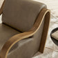 Atrium Vegan Leather Accent Armchair by Modway