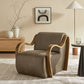 Atrium Vegan Leather Accent Armchair by Modway