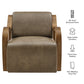 Atrium Vegan Leather Accent Armchair by Modway