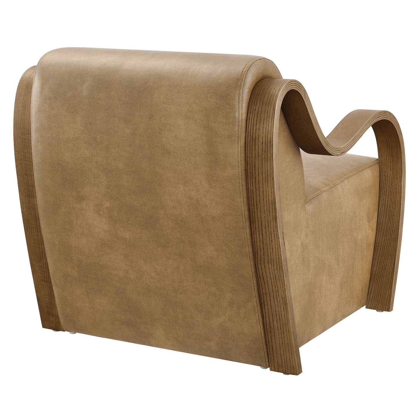 Atrium Vegan Leather Accent Armchair by Modway