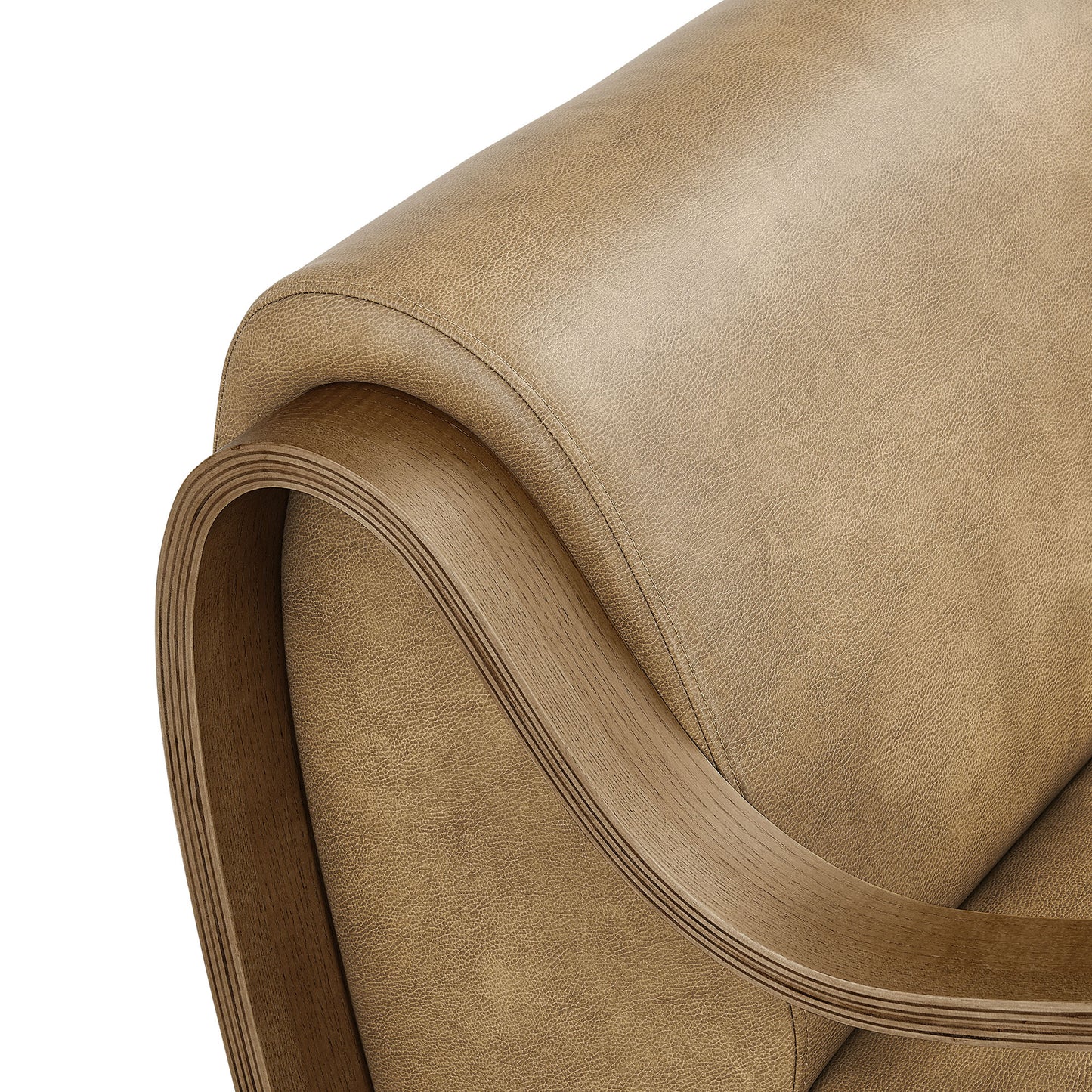 Atrium Vegan Leather Accent Armchair by Modway