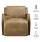 Atrium Vegan Leather Accent Armchair by Modway