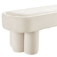 Mossi Oval Performance Velvet Accent Bench by Modway