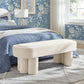 Mossi Oval Performance Velvet Accent Bench by Modway
