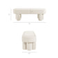 Mossi Oval Performance Velvet Accent Bench by Modway