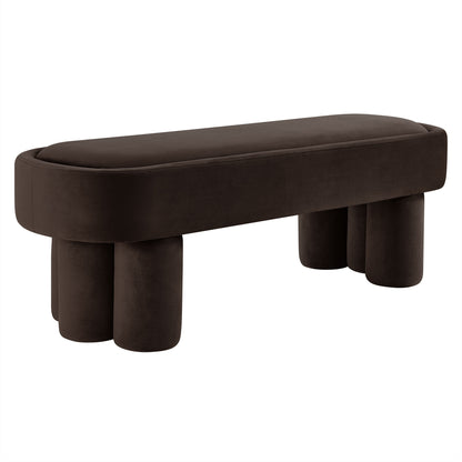 Mossi Oval Performance Velvet Accent Bench by Modway