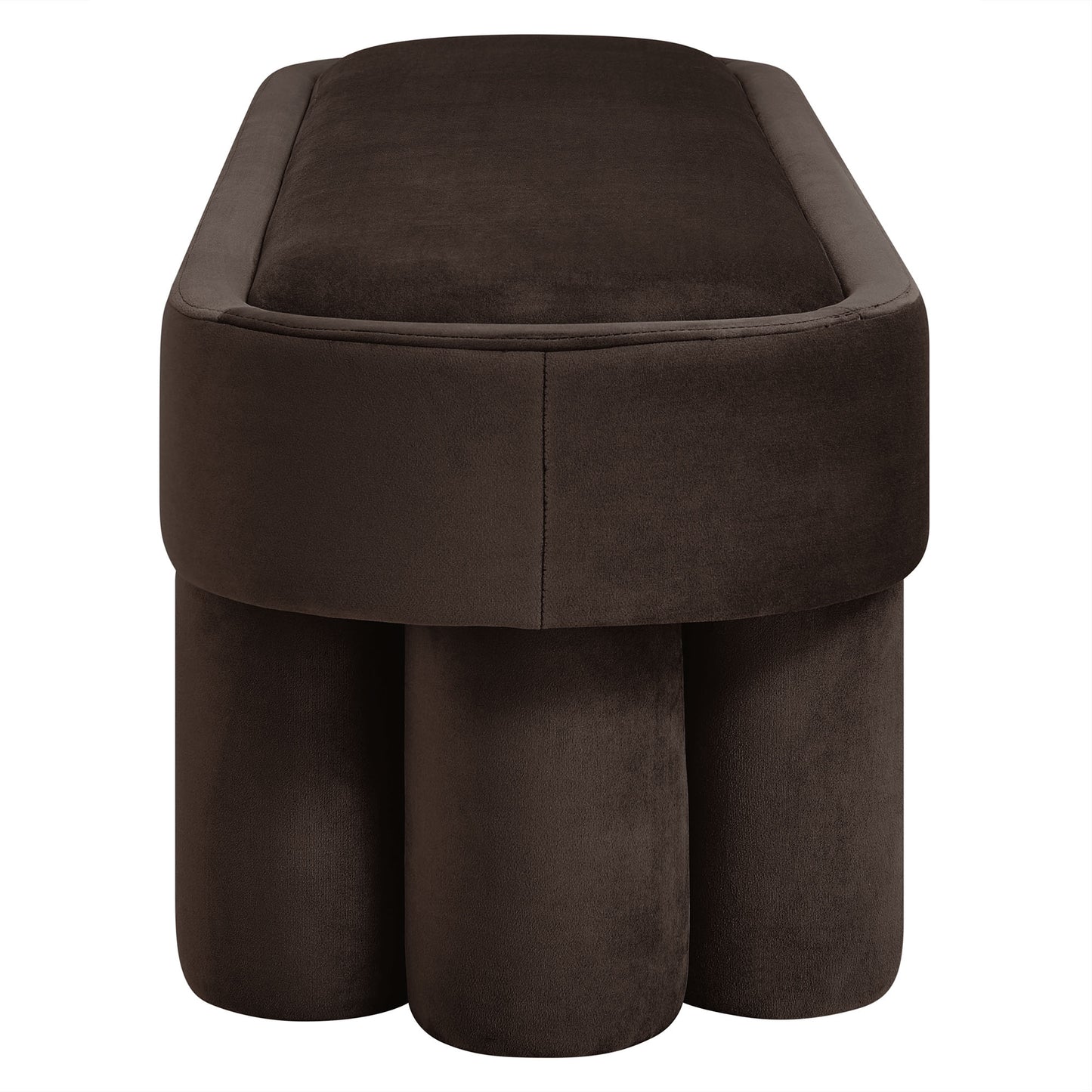 Mossi Oval Performance Velvet Accent Bench by Modway