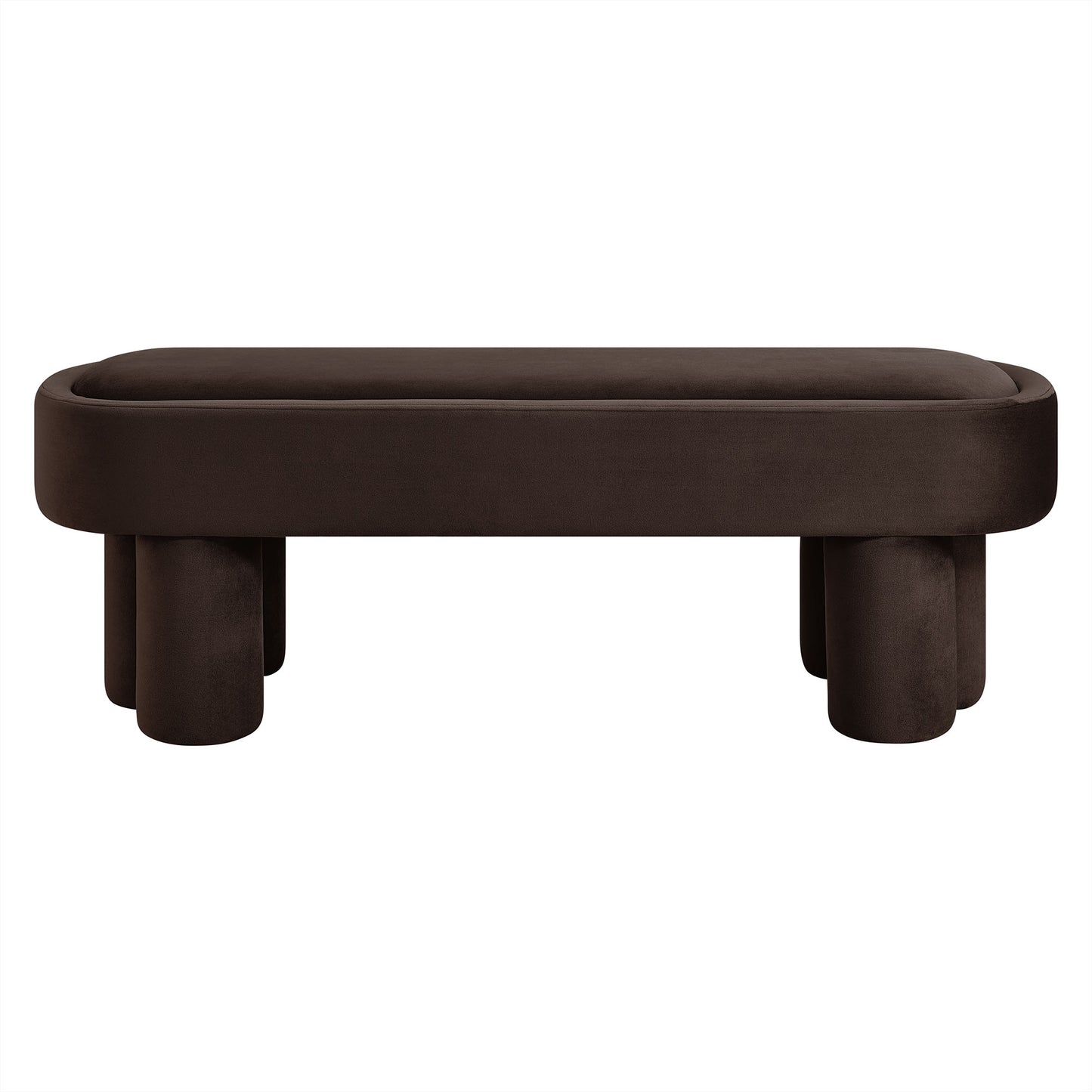 Mossi Oval Performance Velvet Accent Bench by Modway
