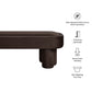 Mossi Oval Performance Velvet Accent Bench by Modway