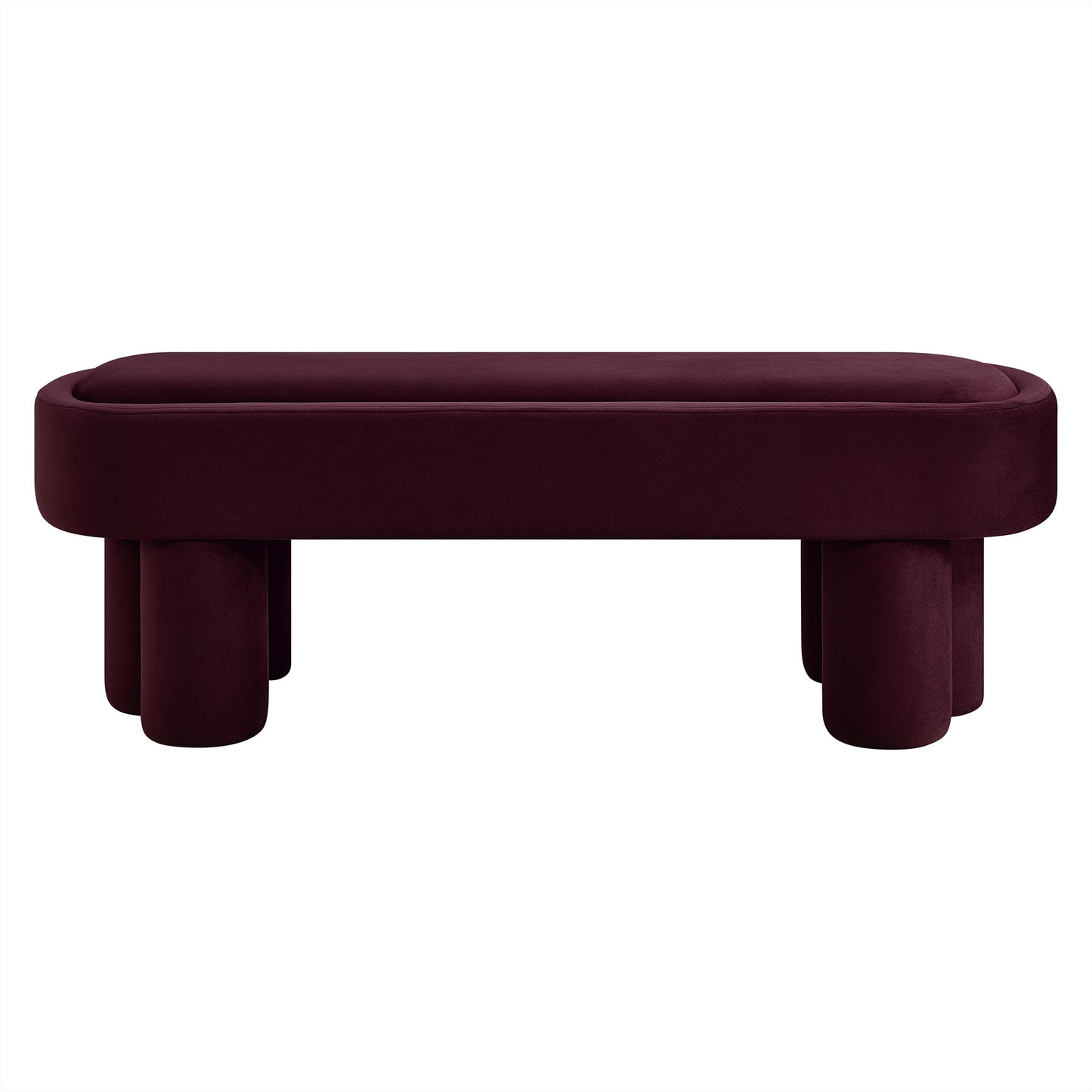 Mossi Oval Performance Velvet Accent Bench by Modway