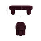 Mossi Oval Performance Velvet Accent Bench by Modway