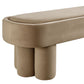 Mossi Oval Performance Velvet Accent Bench by Modway