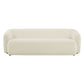 Ketra Round Faux Shearling Ottoman Footstool by Modway