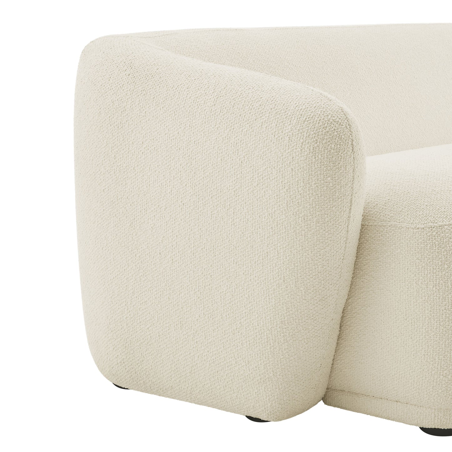 Monica 88 Inch Boucle Fabric Sofa by Modway