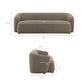 Monica 88 Inch Boucle Fabric Sofa by Modway