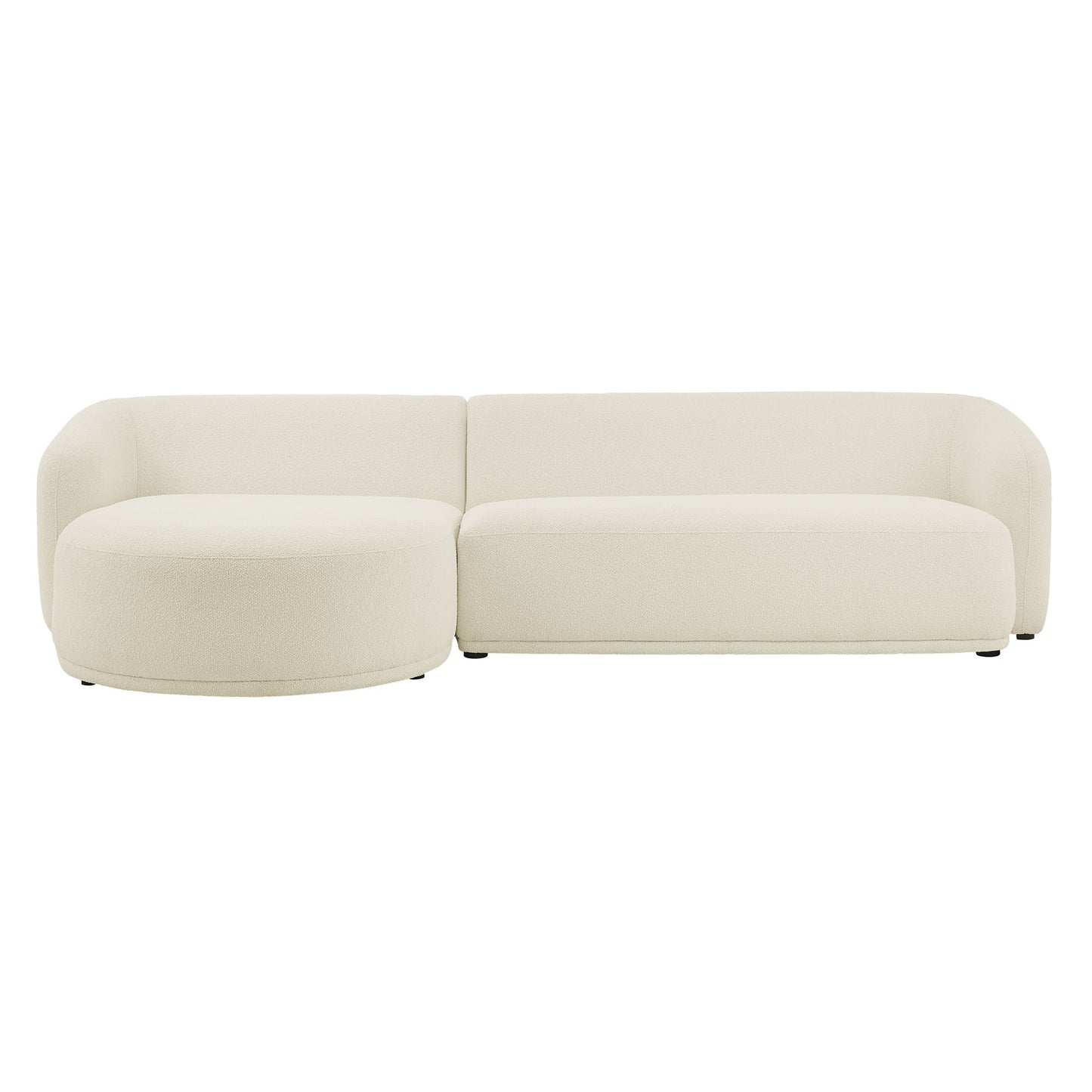 Monica 88 Inch Boucle Fabric Sofa by Modway
