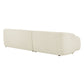 Monica 2 Piece Left Facing Boucle Fabric Modular Sofa with Chaise by Modway
