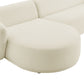 Monica 2 Piece Left Facing Boucle Fabric Modular Sofa with Chaise by Modway