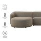 Monica 2 Piece Left Facing Boucle Fabric Modular Sofa with Chaise by Modway