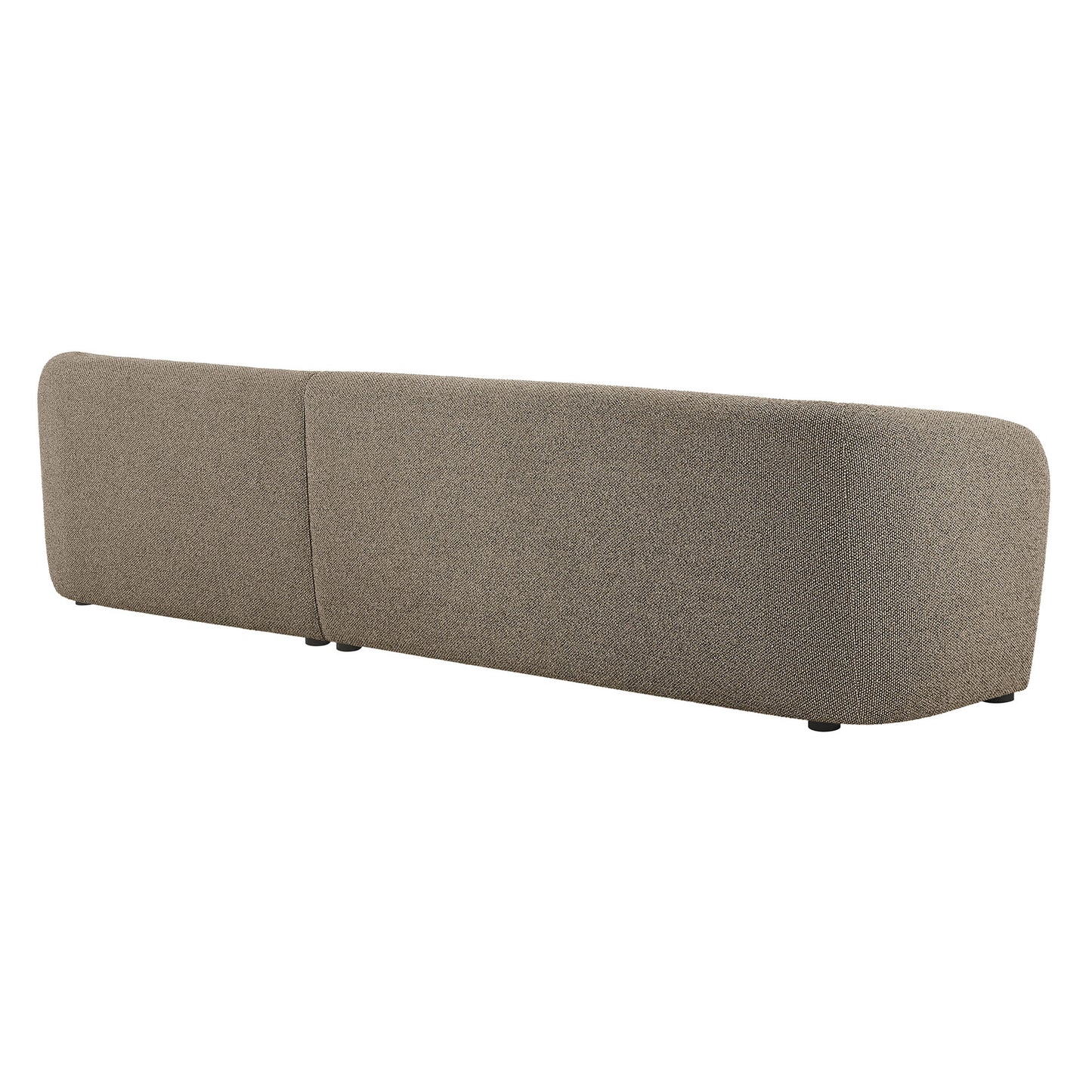 Monica 2 Piece Right Facing Boucle Fabric Modular Sofa with Chaise by Modway