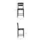 Jax Oak Wood Counter Stool With Wavy Razor Back by Modway
