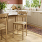 Jax Oak Wood Counter Stool With Wavy Razor Back by Modway
