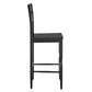 Jax Oak Wood Bar Stool With Wavy Razor Back by Modway