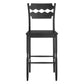 Jax Oak Wood Bar Stool With Wavy Razor Back by Modway