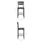 Jax Oak Wood Bar Stool With Wavy Razor Back by Modway