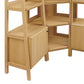 Bixby 3 Piece Corner Bookshelf Set With Wide and Narrow Bookshelves by Modway