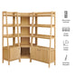 Bixby 3 Piece Corner Bookshelf Set With Wide and Narrow Bookshelves by Modway