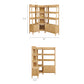 Bixby 3 Piece Corner Bookshelf Set With Wide and Narrow Bookshelves by Modway
