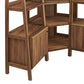 Bixby 3 Piece Corner Bookshelf Set With Wide and Narrow Bookshelves by Modway